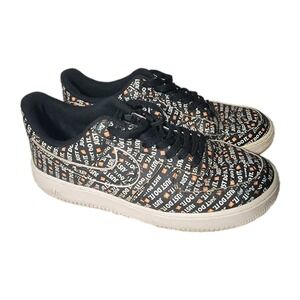 Nike Air Force 1 07 Premium Just Do It Collection Black Mens 10 AO6296-001